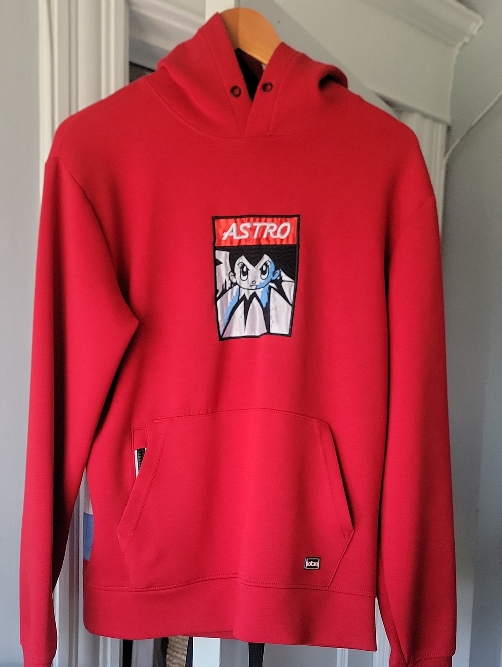 Astro Red Graphic Pullover Hoodie for Men